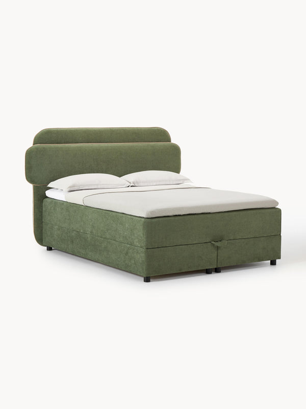 Enrica Box Spring Storage Bed Frame