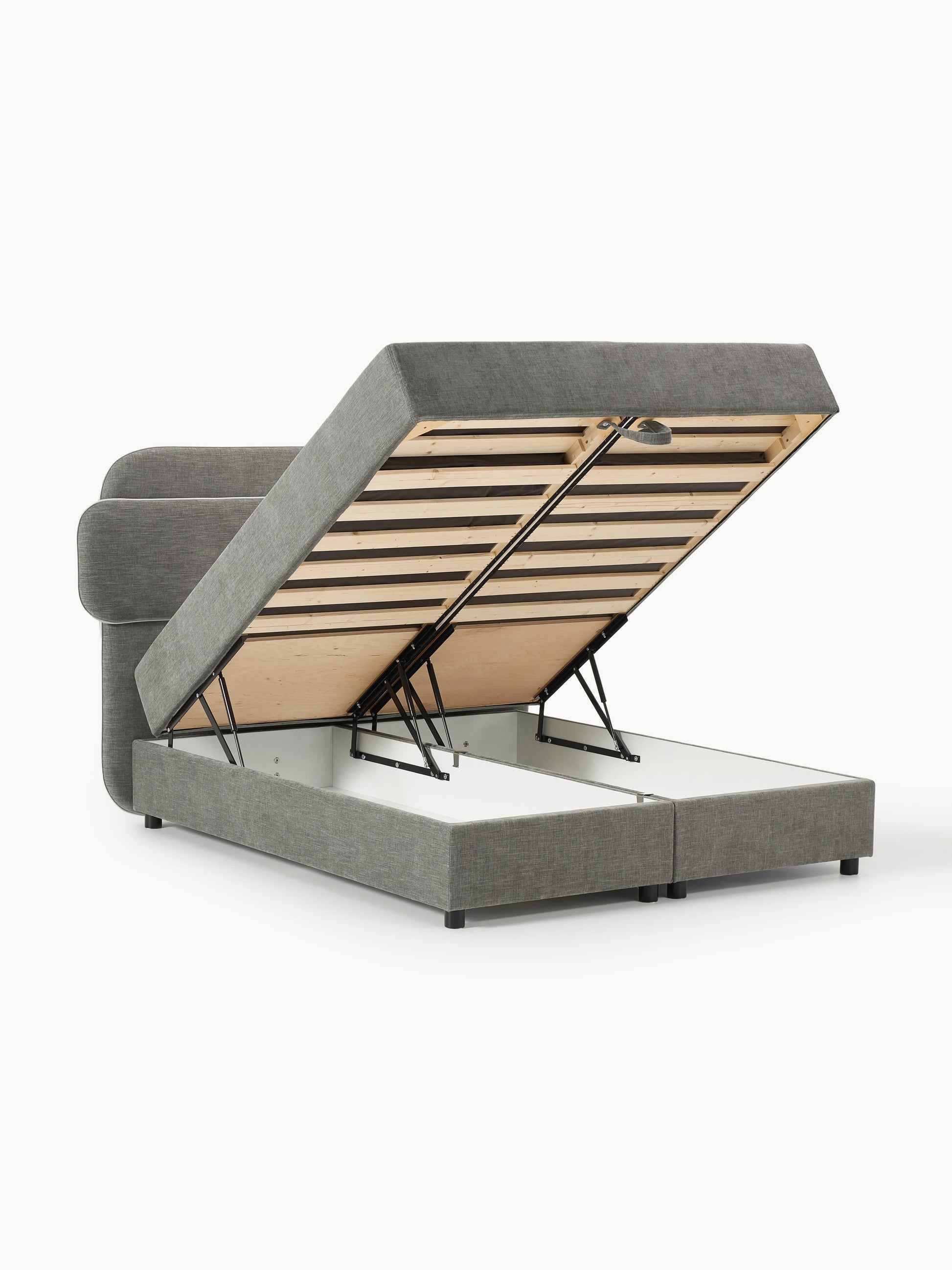 Enrica Box Spring Storage Bed Frame
