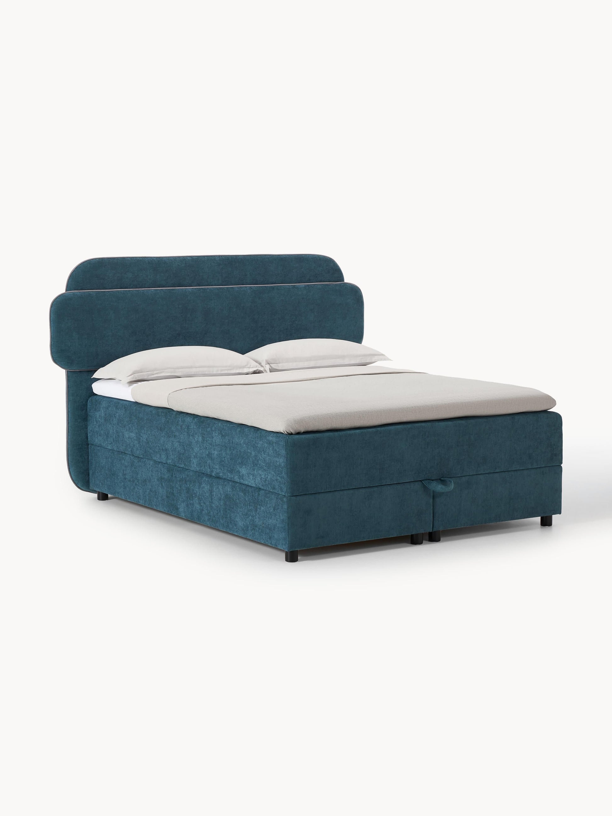 Enrica Box Spring Storage Bed Frame