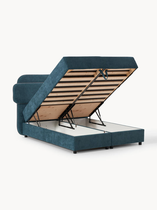Enrica Box Spring Storage Bed Frame