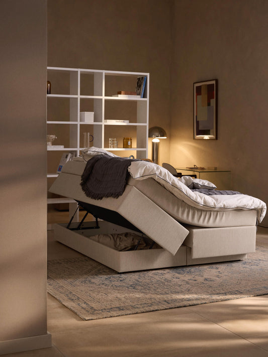 Enya Box Spring Storage Bed Frame