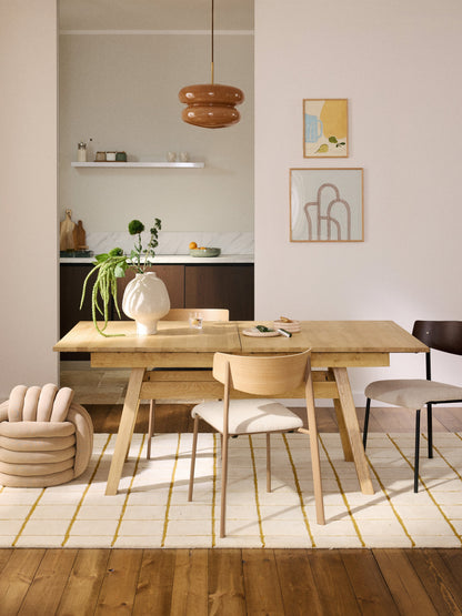 Ethan Dining Table, Extendable, Size 180 - 220 x 100 cm