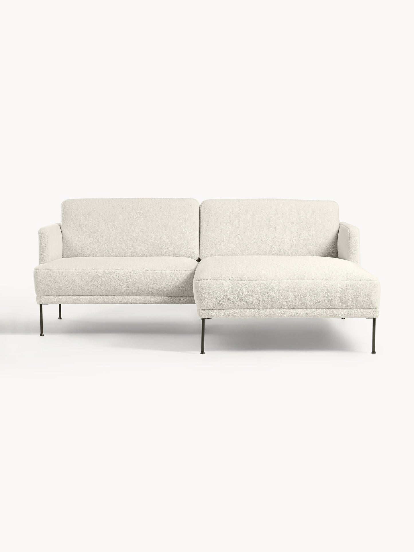Fluente Small Corner Sofa (Teddy Fabric)