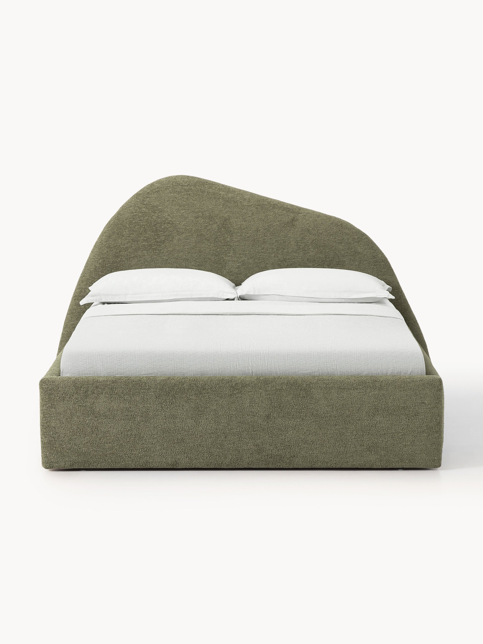 Gary Upholstered Bed with Bouclé Cover