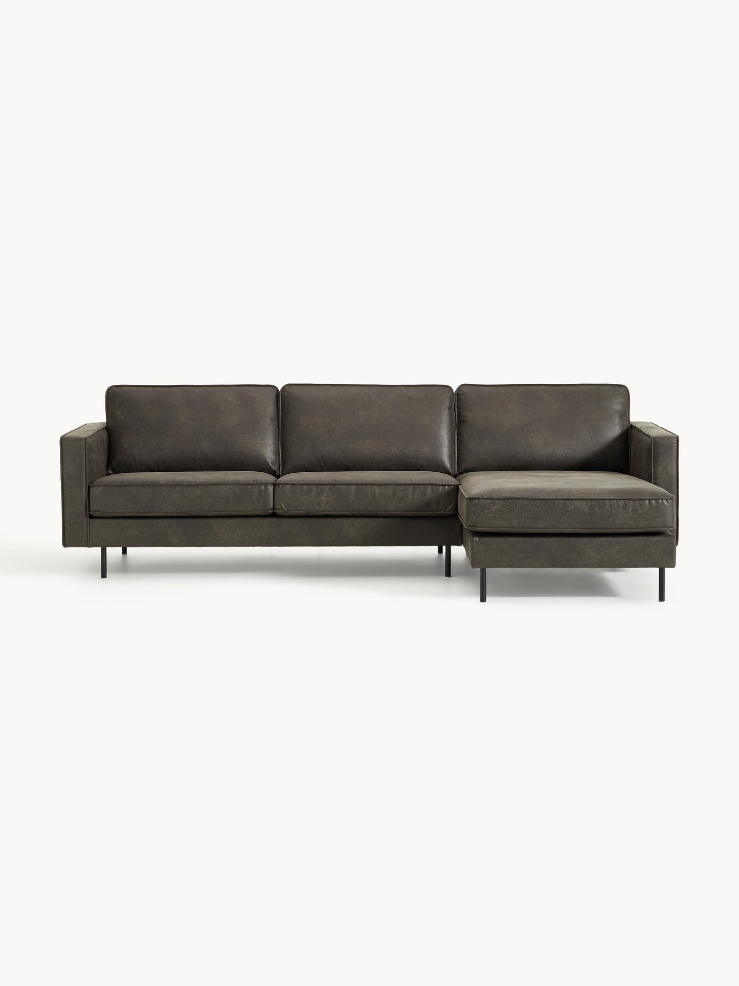 Hunter Leather Corner Settee (3-Seater)