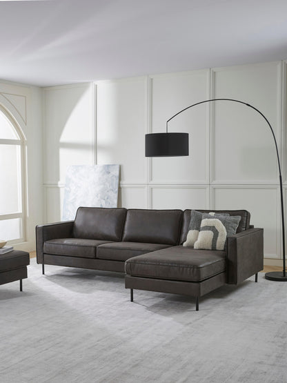 Hunter Leather Corner Settee (3-Seater)