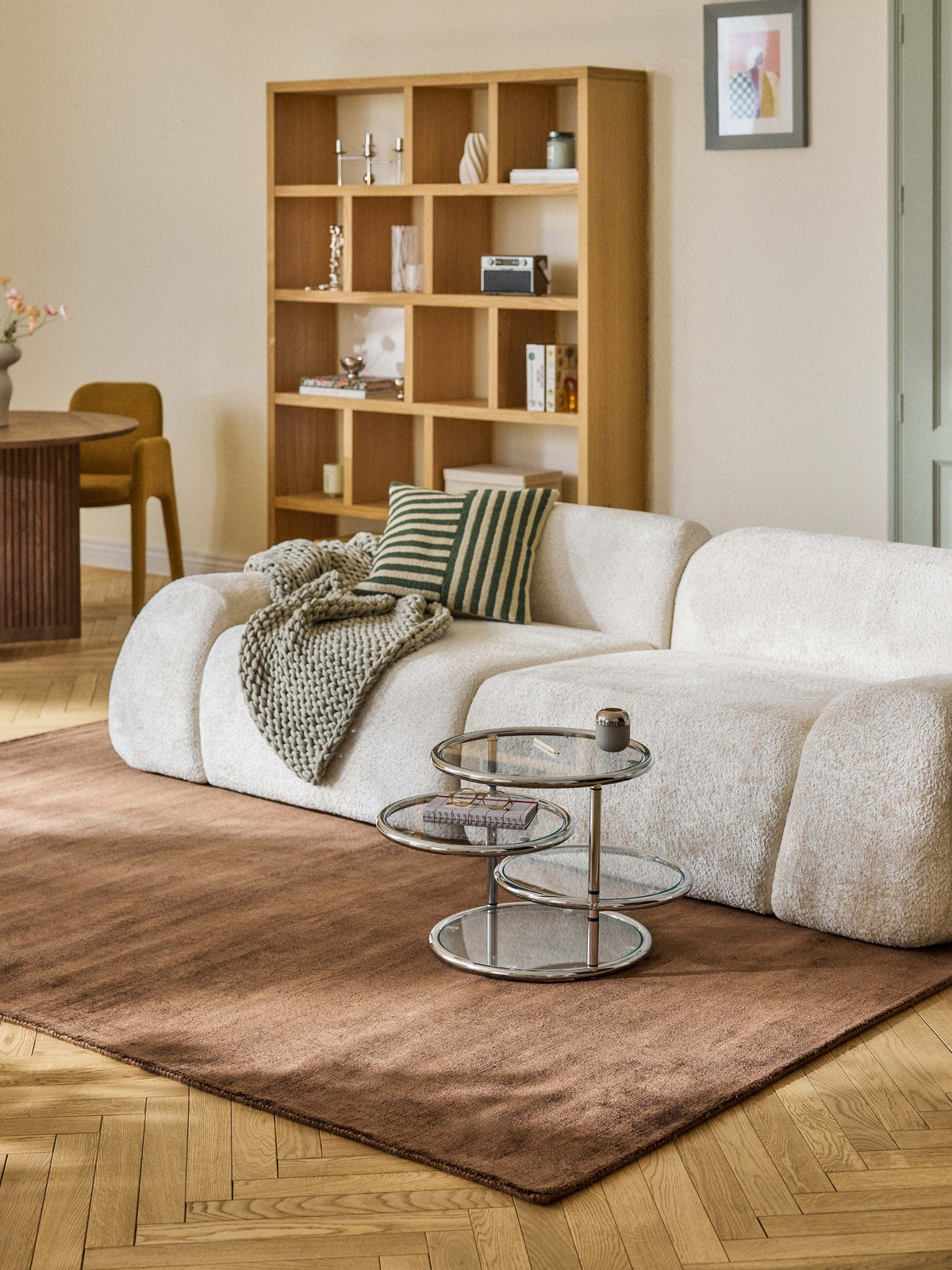 Jane Rug in Viscose, Hand-Woven