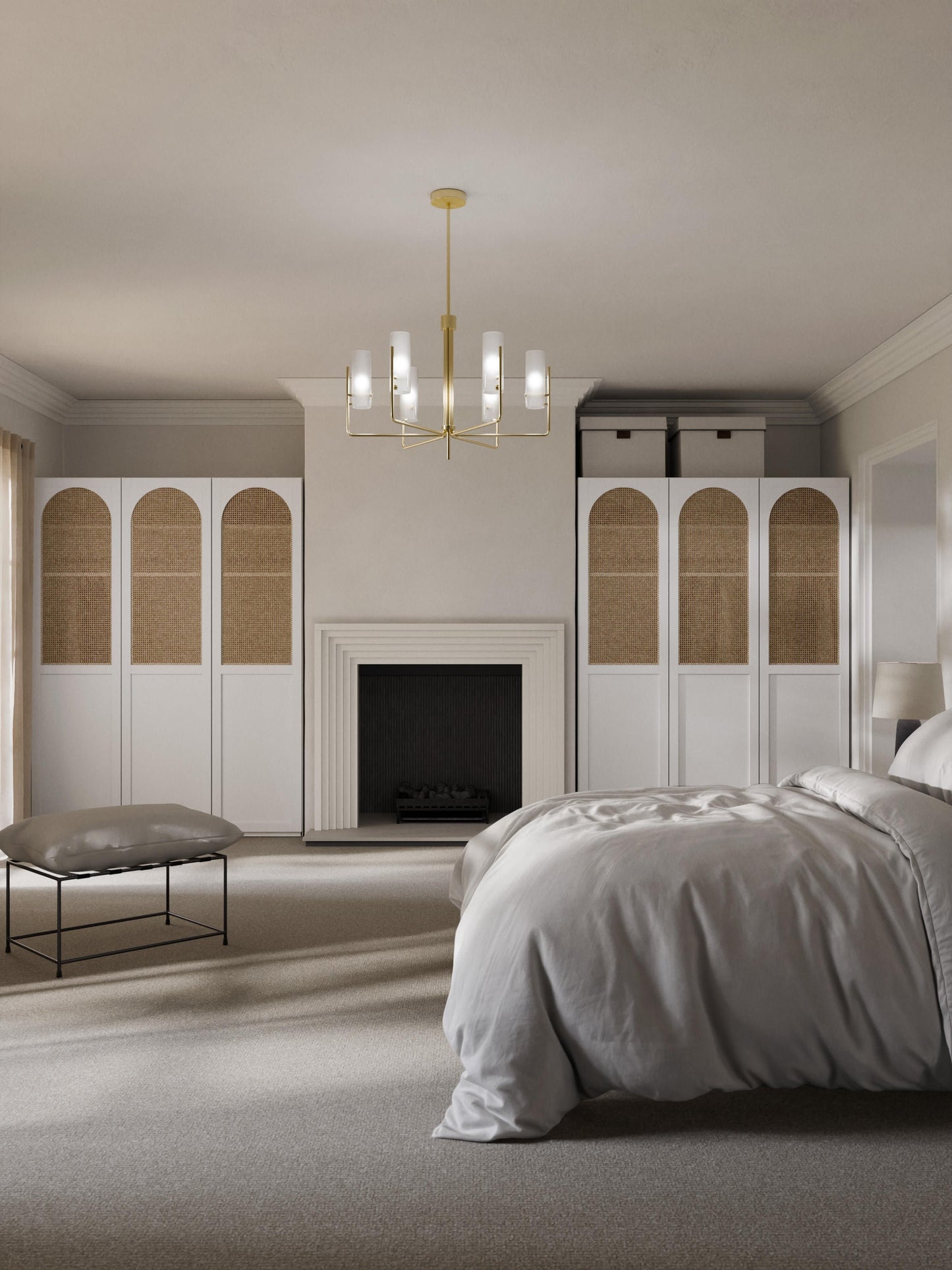 Jeanne Modular Wardrobe, Hinged-Door, 50 cm Wide, in Various Sizes