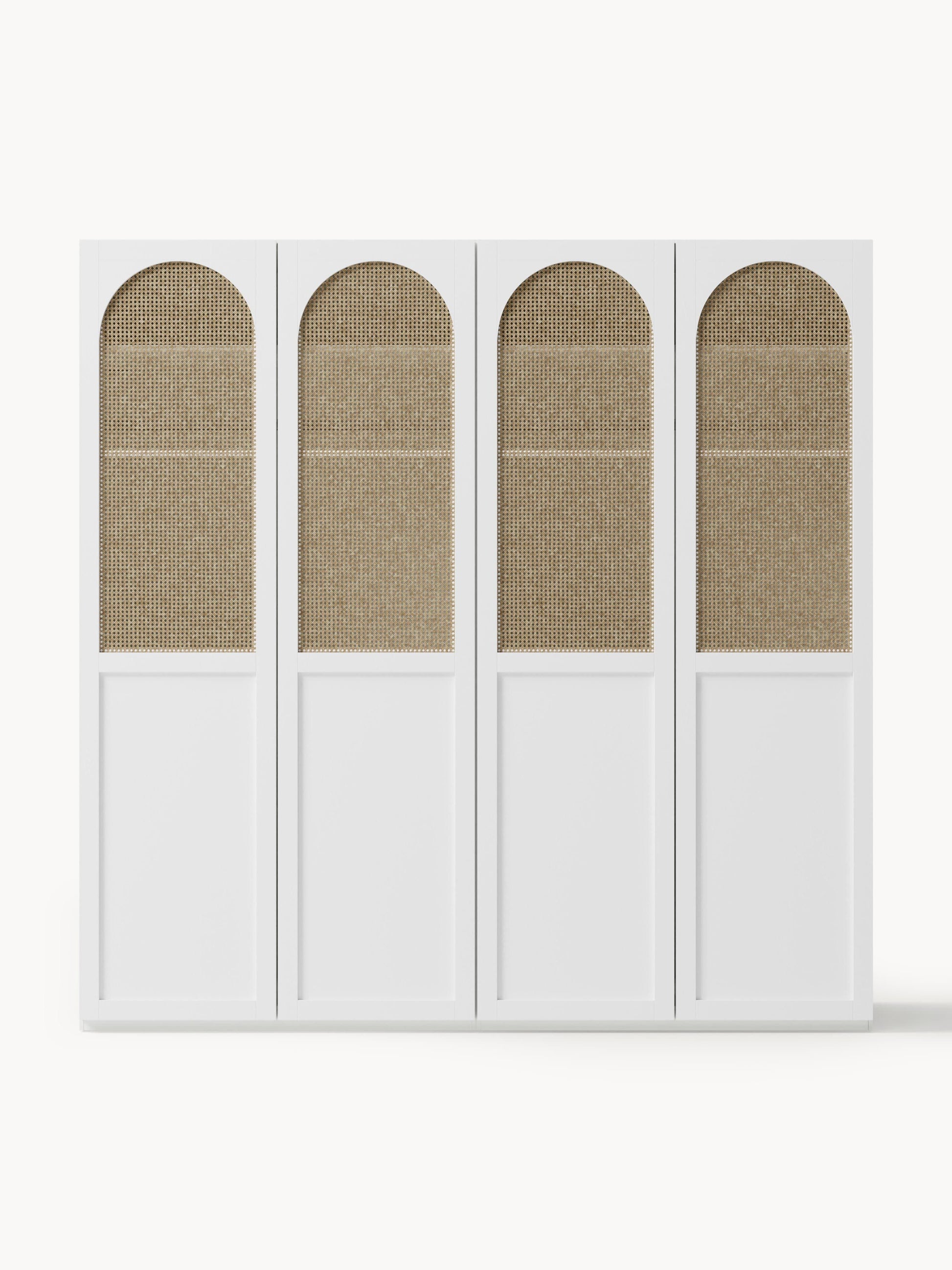 Jeanne Modular Wardrobe with Hinged Doors, 200 cm Wide, in Various Sizes