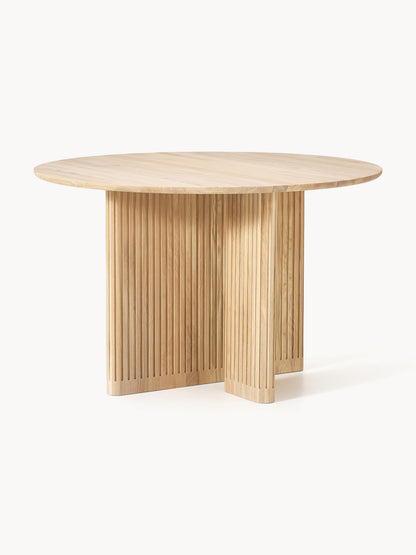 Jolka Round Dining Table Made of Oak, Ø 120 cm