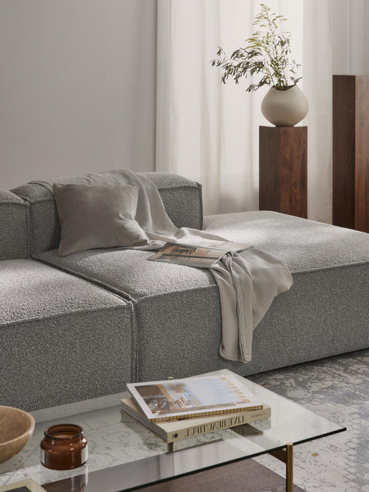 Lennon Bouclé Ottoman Unit