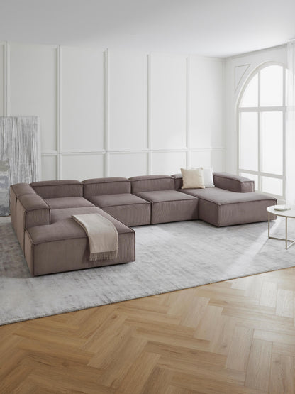 Lennon Corduroy Ottoman Corner Unit