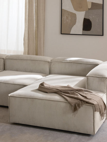 Lennon Corduroy Ottoman Corner Unit