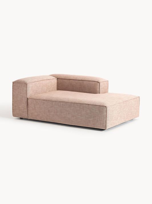 Lennon Linen Blend Ottoman Corner Unit
