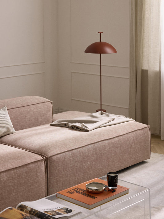 Lennon Linen Blend Ottoman Section