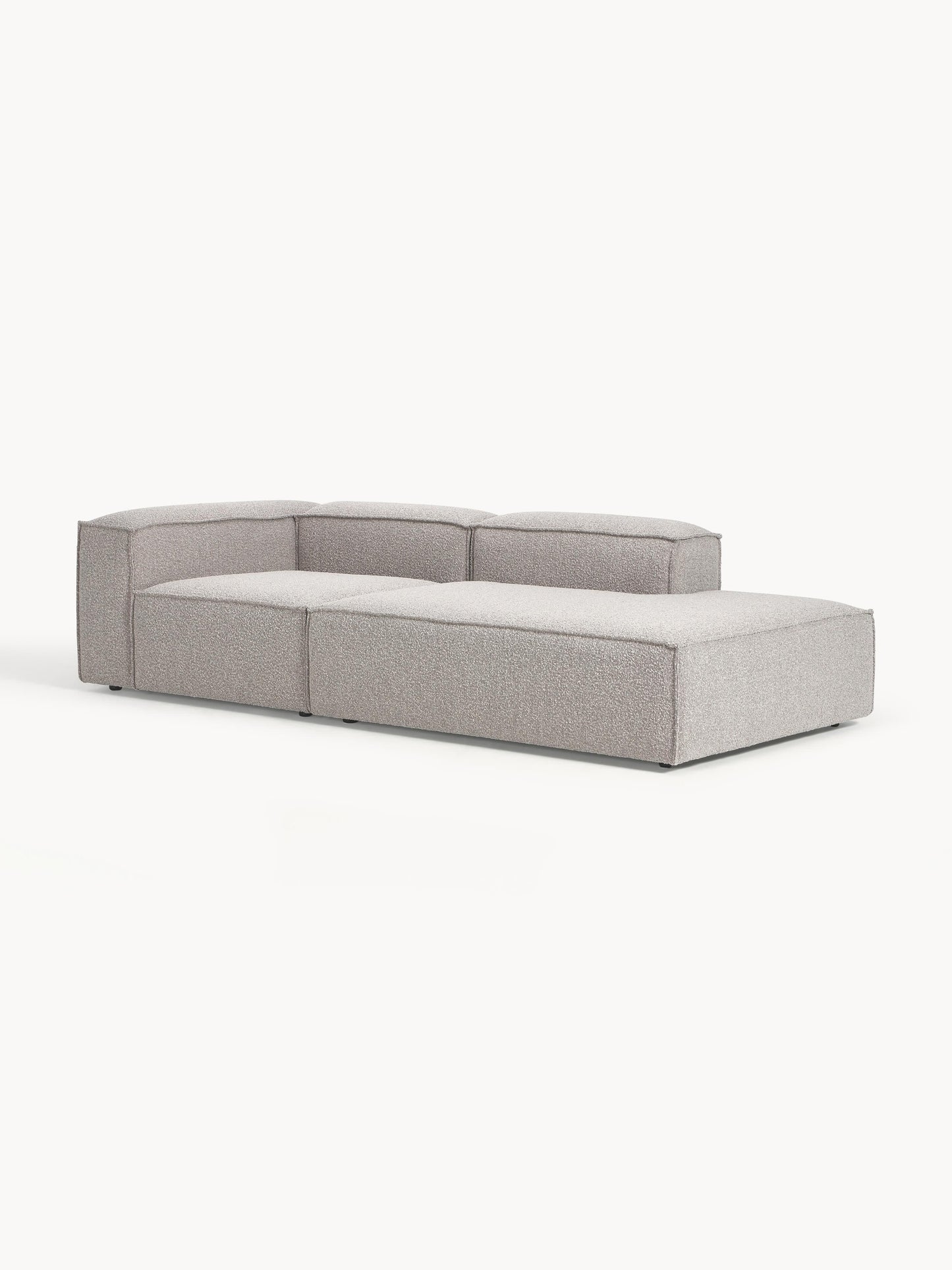 Lennon Modular Bouclé Pouffe