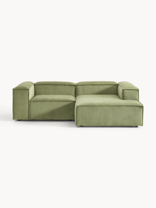 Lennon Modular Corduroy Corner Settee (2-Seater)