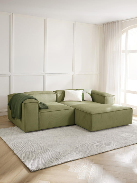 Lennon Modular Corduroy Corner Settee (2-Seater)