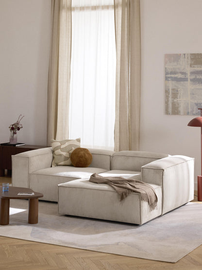 Lennon Modular Corduroy Corner Settee (2-Seater)