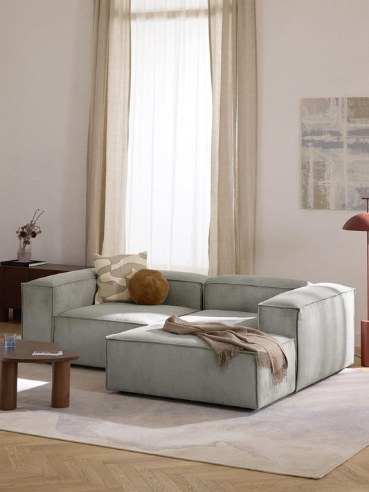 Lennon Modular Corduroy Corner Settee (2-Seater)