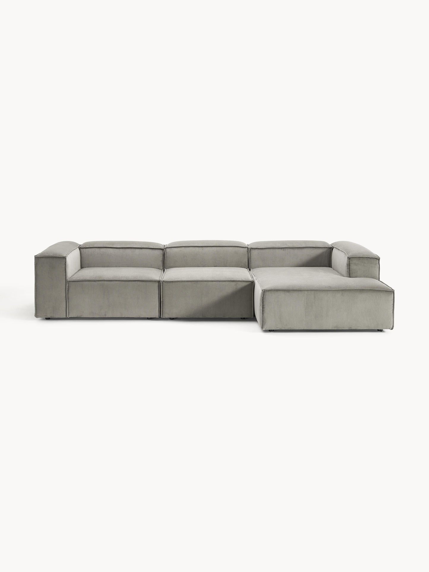 Lennon Modular Corduroy Corner Settee (4-Seater)