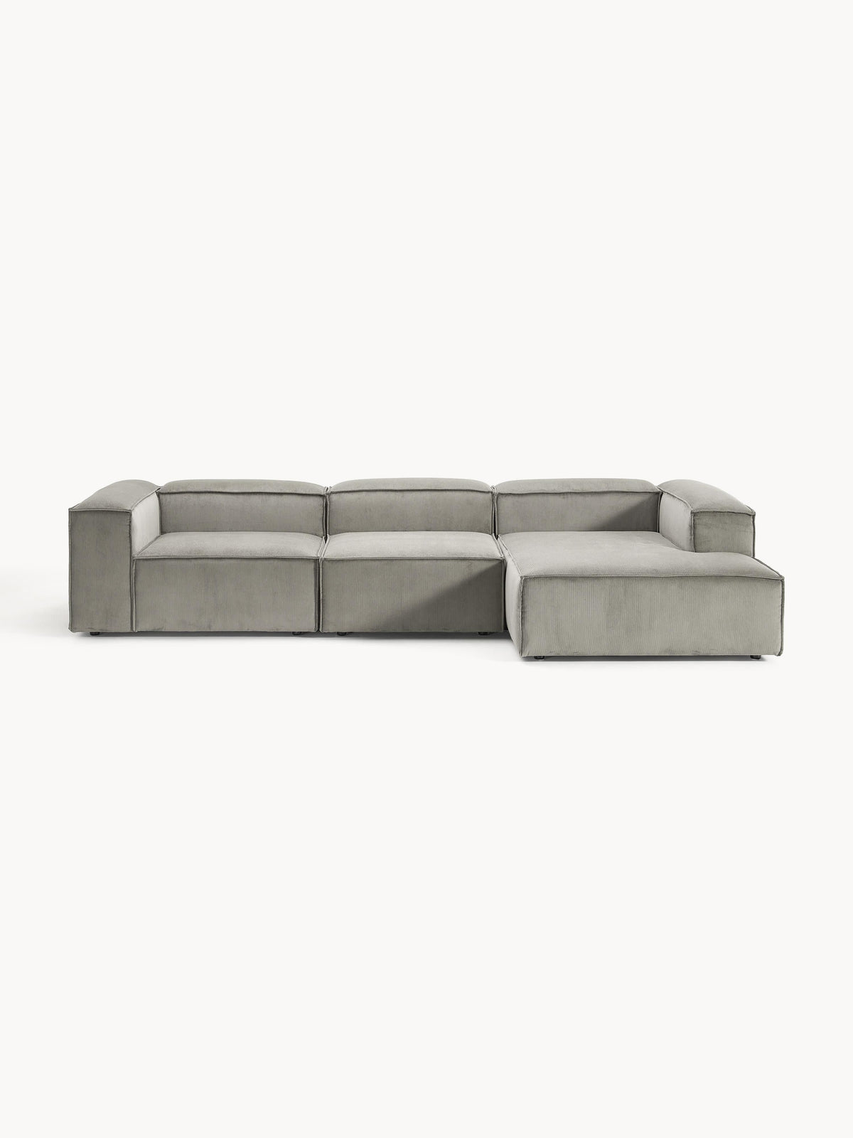 Lennon Modular Corduroy Corner Settee (4-Seater)