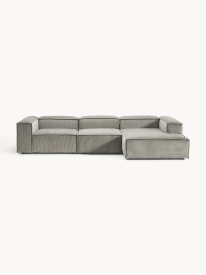 Lennon Modular Corduroy Corner Settee (4-Seater)