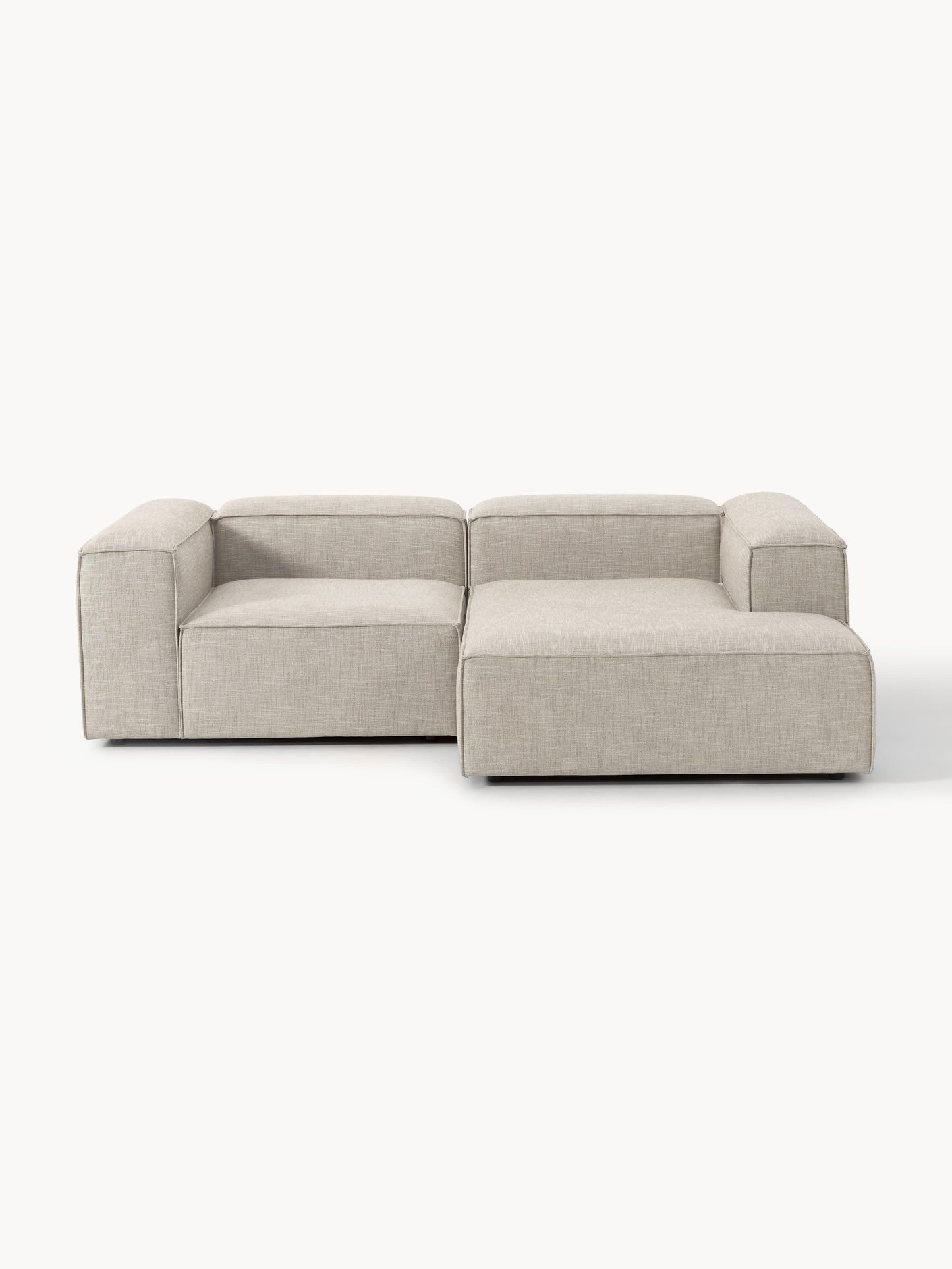 Lennon Modular Linen Blend Corner Settee (2-Seater)
