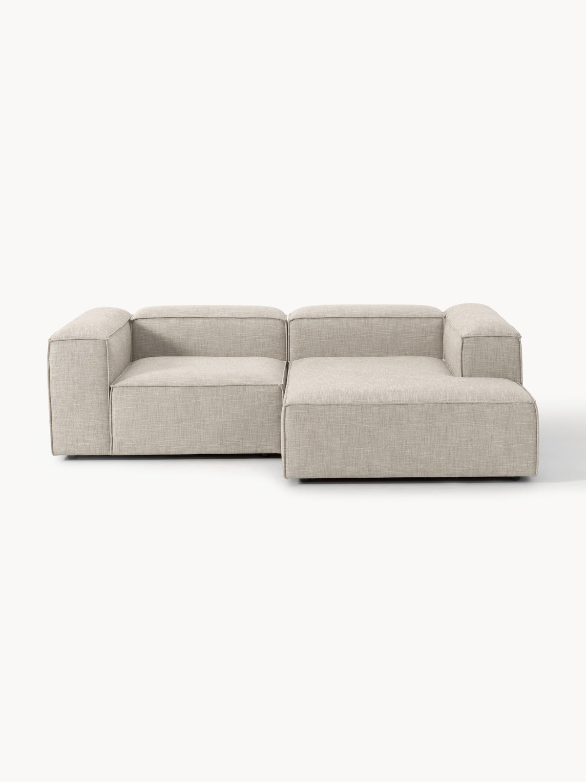 Lennon Modular Linen Blend Corner Settee (2-Seater)
