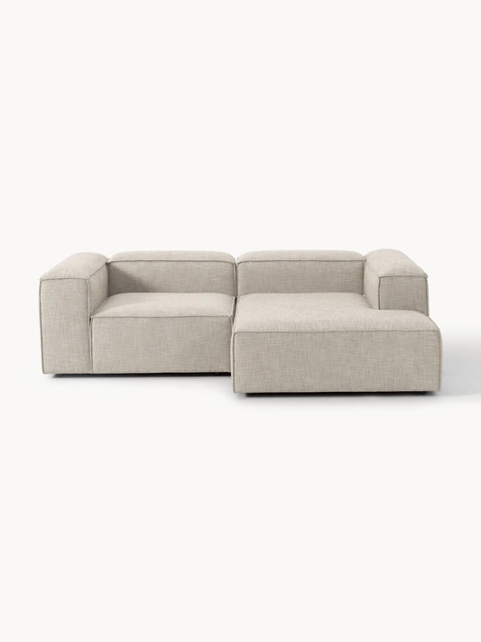 Lennon Modular Linen Blend Corner Settee (2-Seater)