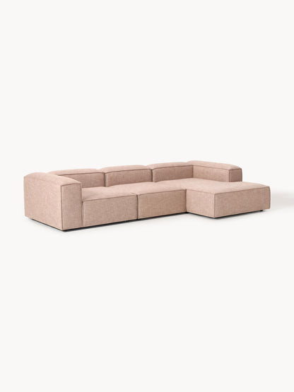 Lennon Modular Linen Blend Corner Settee (4-Seater)