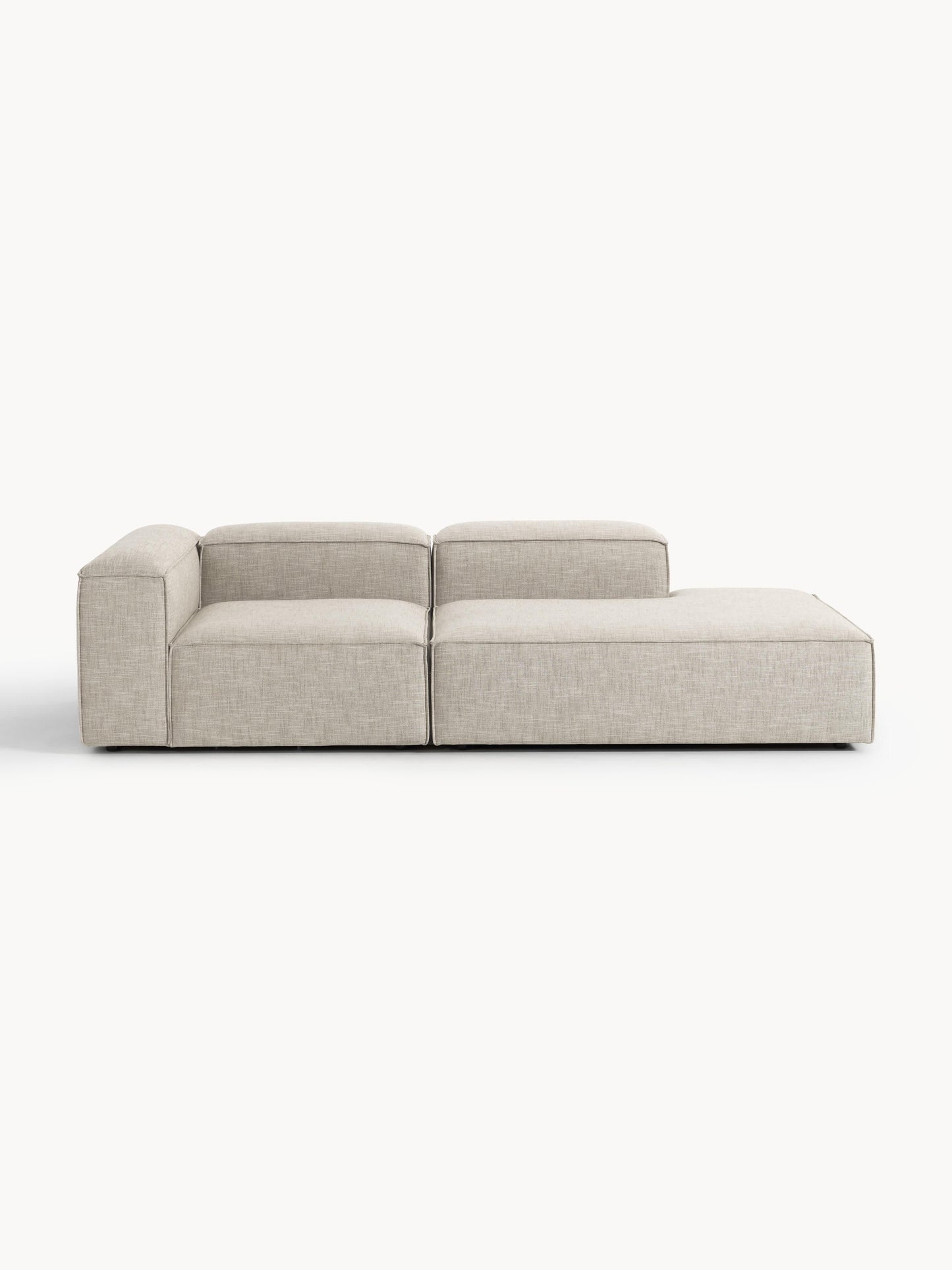Lennon Modular Linen Blend Pouffe
