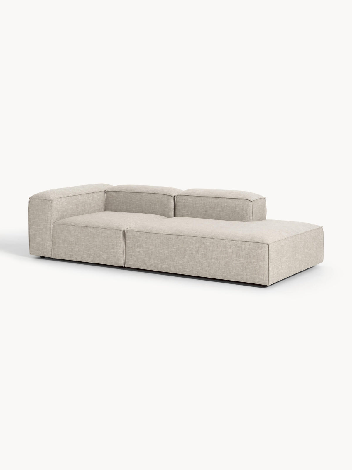 Lennon Modular Linen Blend Pouffe