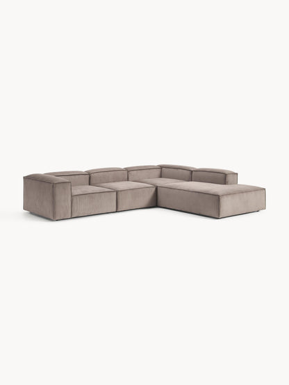 Lennon Modular XL Corduroy Corner Settee (4-Seater)