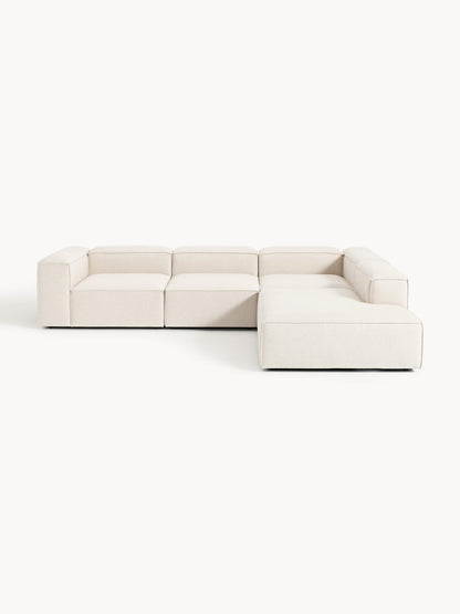 Lennon Modular XL Corner Sofa, 4-Seater, in Linen Blend