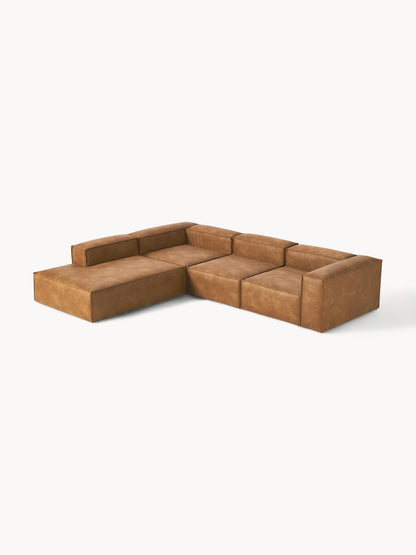 Lennon Modular XL Leather Corner Settee (4-Seater)