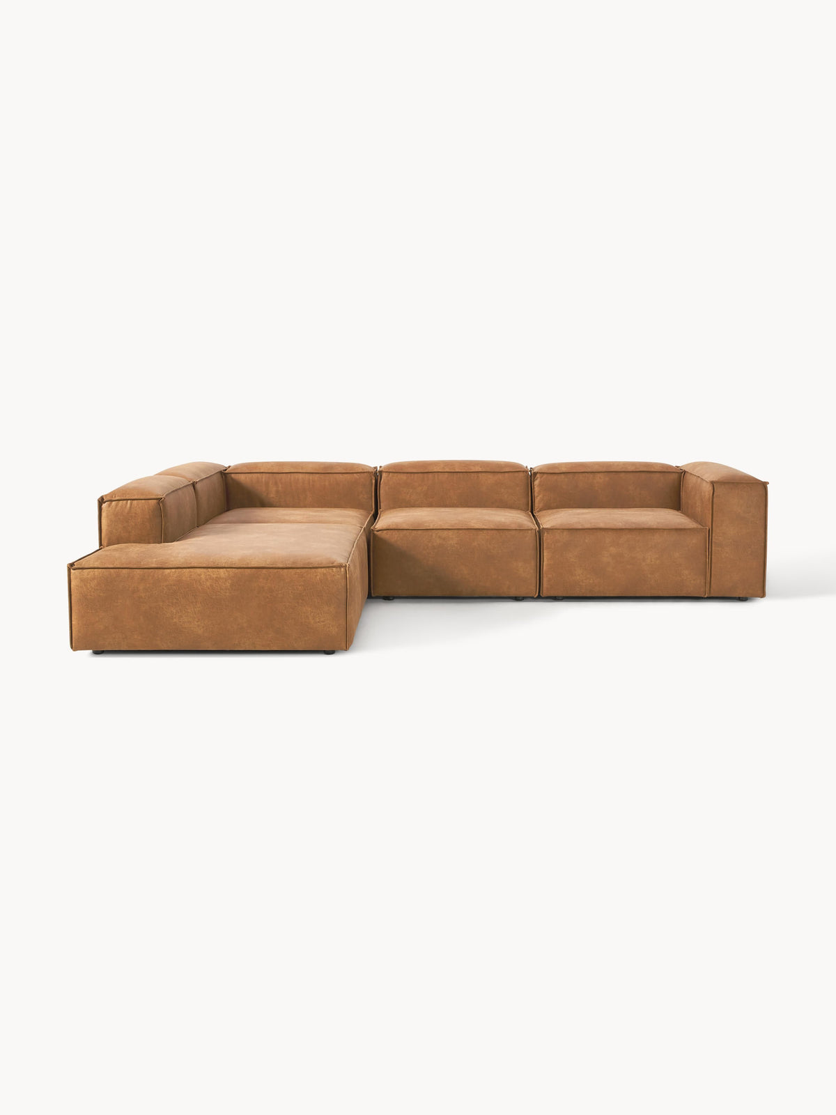 Lennon Modular XL Leather Corner Settee (4-Seater)