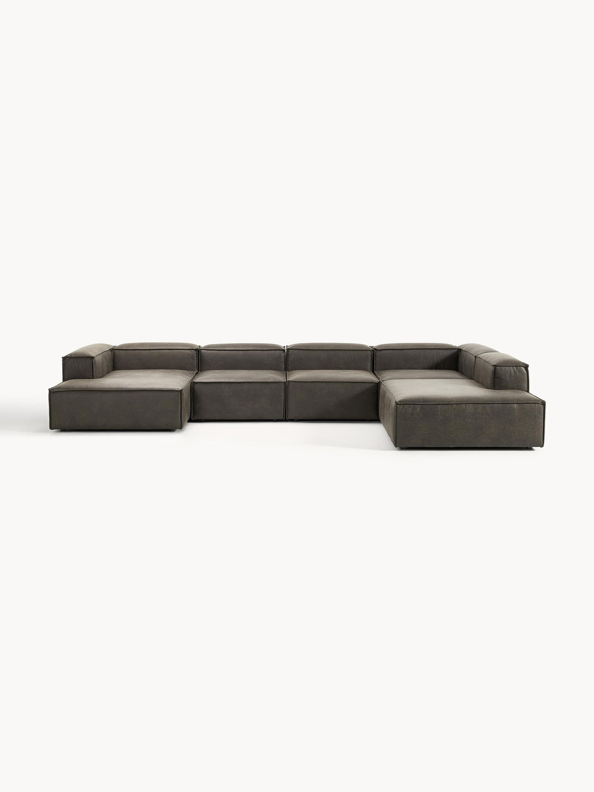 Lennon Modular XL Sofa, Leather