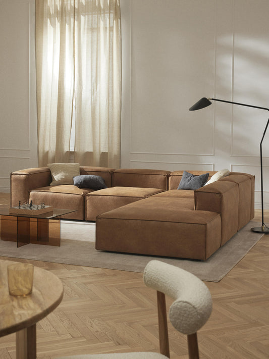 Lennon Ottoman Section, Leather