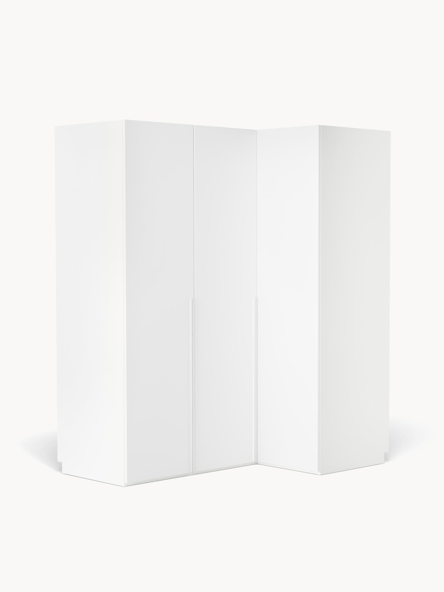 Leon Corner Wardrobe, Modular, in Various Sizes, 165 cm Wide