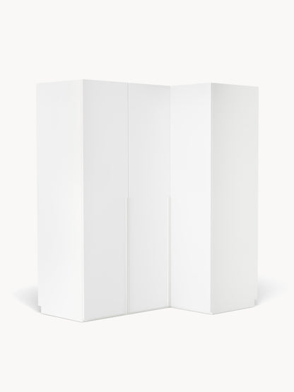 Leon Corner Wardrobe, Modular, in Various Sizes, 165 cm Wide