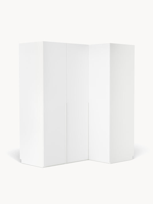 Leon Corner Wardrobe, Modular, in Various Sizes, 165 cm Wide