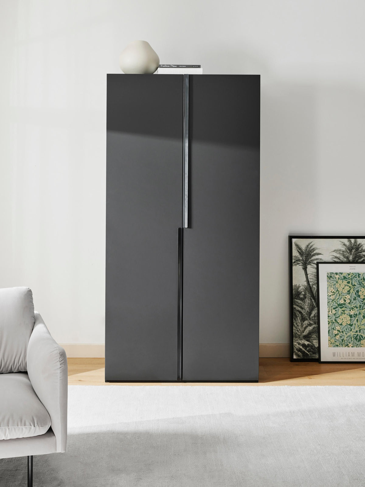 Leon Modular Wardrobe, Hinged-Door, 100 cm Wide, in Various Sizes