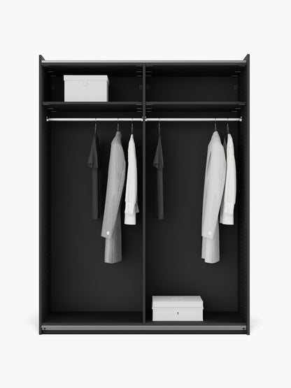 Leon Modular Wardrobe, Sliding-Door, 150 cm Wide, in Various Sizes
