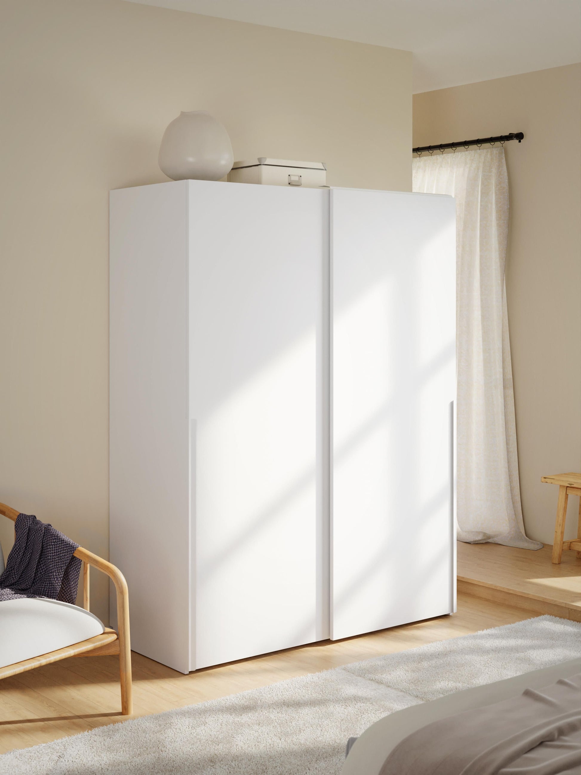 Leon Modular Wardrobe, Sliding-Door, 150 cm Wide, in Various Sizes