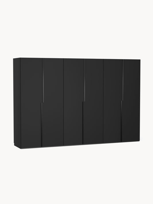 Leon Modular Wardrobe with Hinged Doors, 300 cm Wide, in Various Sizes