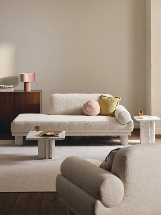 Lilo Bouclé Pouffe