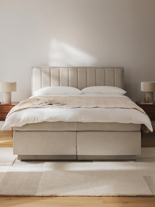 Livia Box Spring Storage Bed Frame