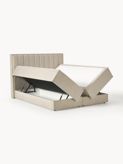 Livia Box Spring Storage Bed Frame