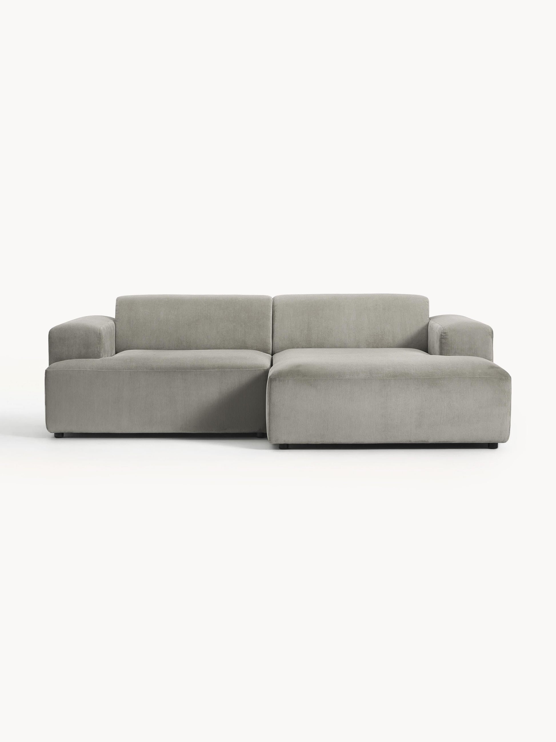 Melva Corduroy Corner Settee (3-Seater)